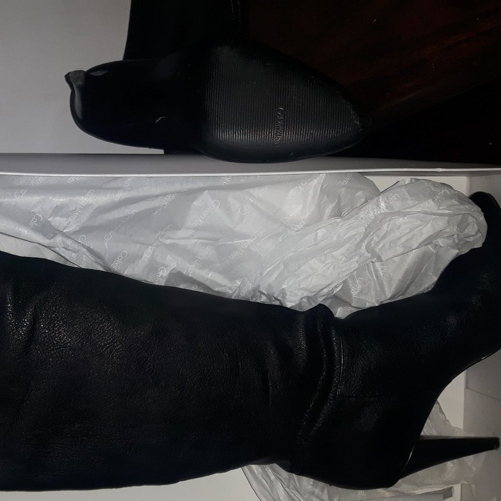 Calvin Klein Leather Boots